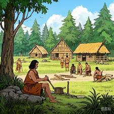 我们以前原始人